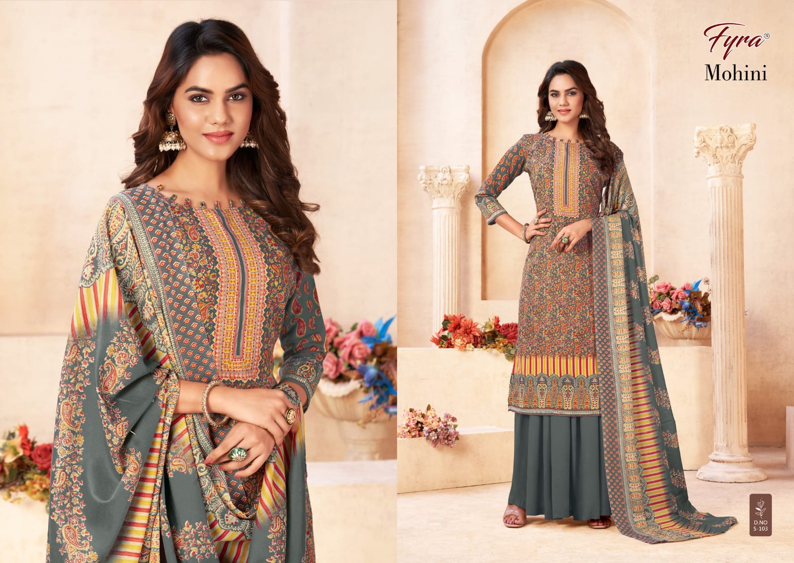 fyra designing mohini soft cotton digital print elegant look salwar suit catalog