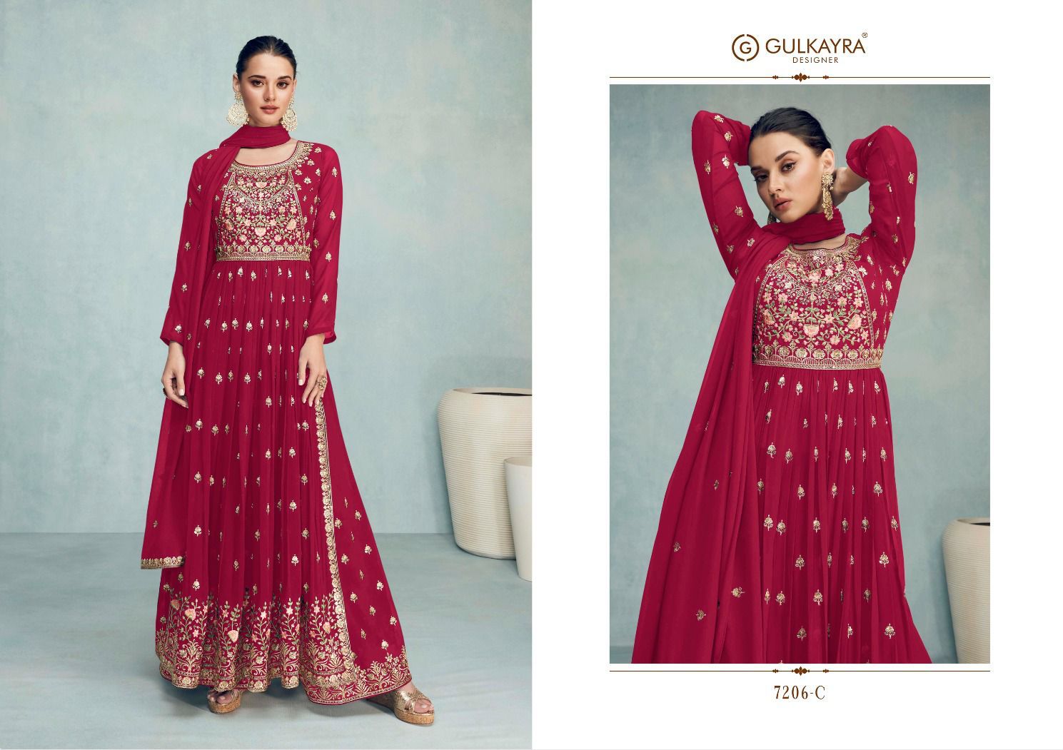 gulkayra designer nayra vol 6 blooming georgette elegant look salwar suit catalog