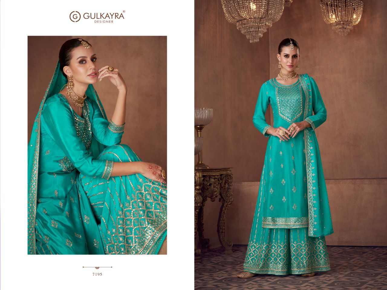 gulkayra designer vaani georgette decent look salwar suit catalog
