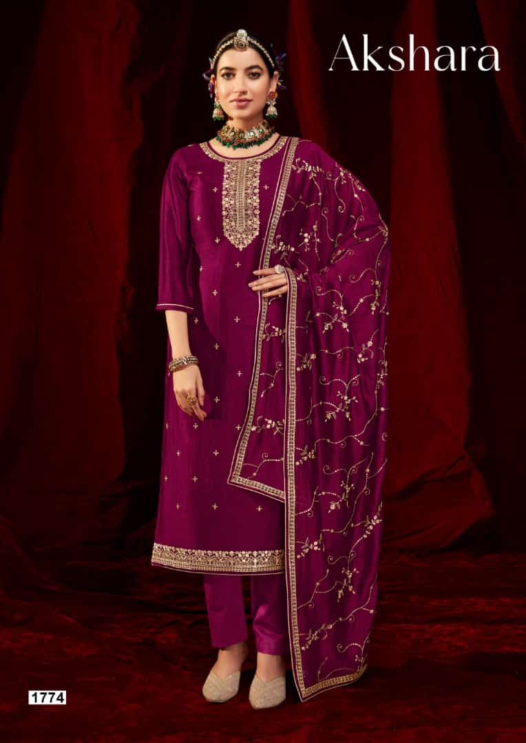 kessi akshara georgette goegeous look salwar suit catalog
