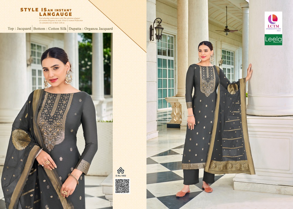 lctm overseas kriva jacqard gorgeous look salwar suit catalog