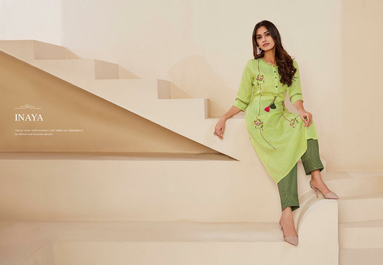 lt fabrics inaya vol 3 cotton gorgeous look kurti catalog