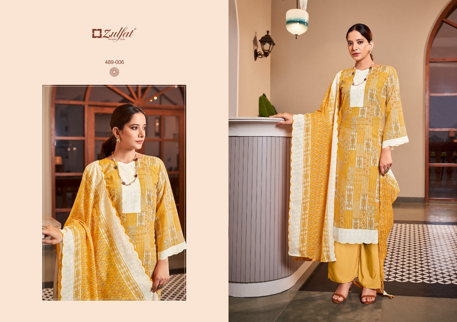 zulfat designer suits afsana 2 cotton catchy look salwar suit catalog