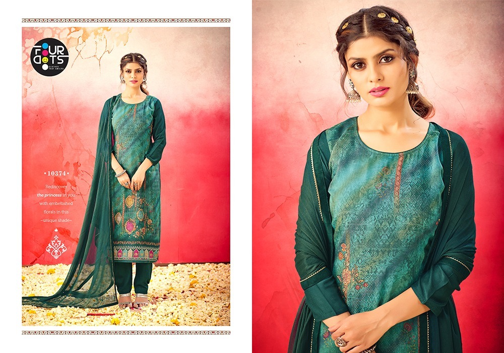 fourdots kareena digital print gorgeous look salwar suit catalog