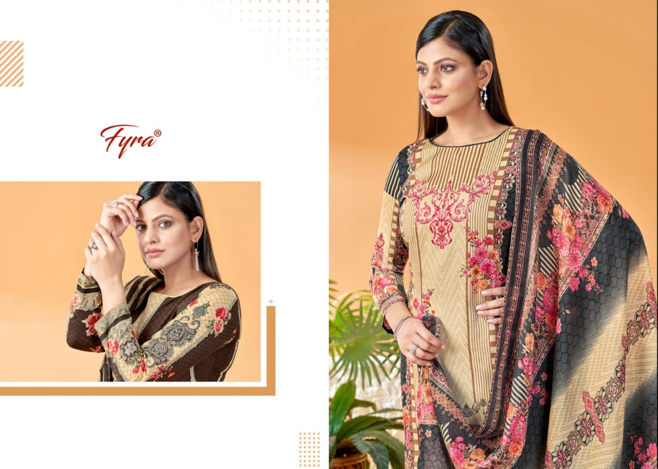 fyra designing sana safina cotton elegant salwar  suit catalog