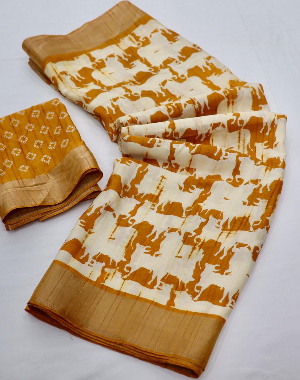 lt  kashvi creation gotti silk gottha patti decent look saree catalog