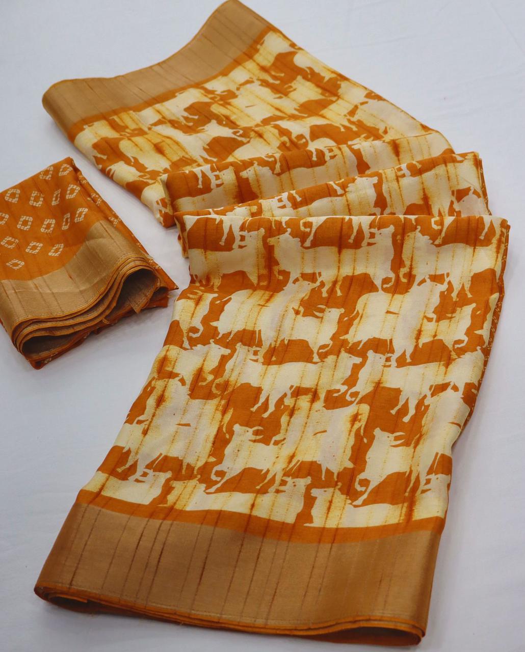 lt  kashvi creation gotti silk gottha patti decent look saree catalog