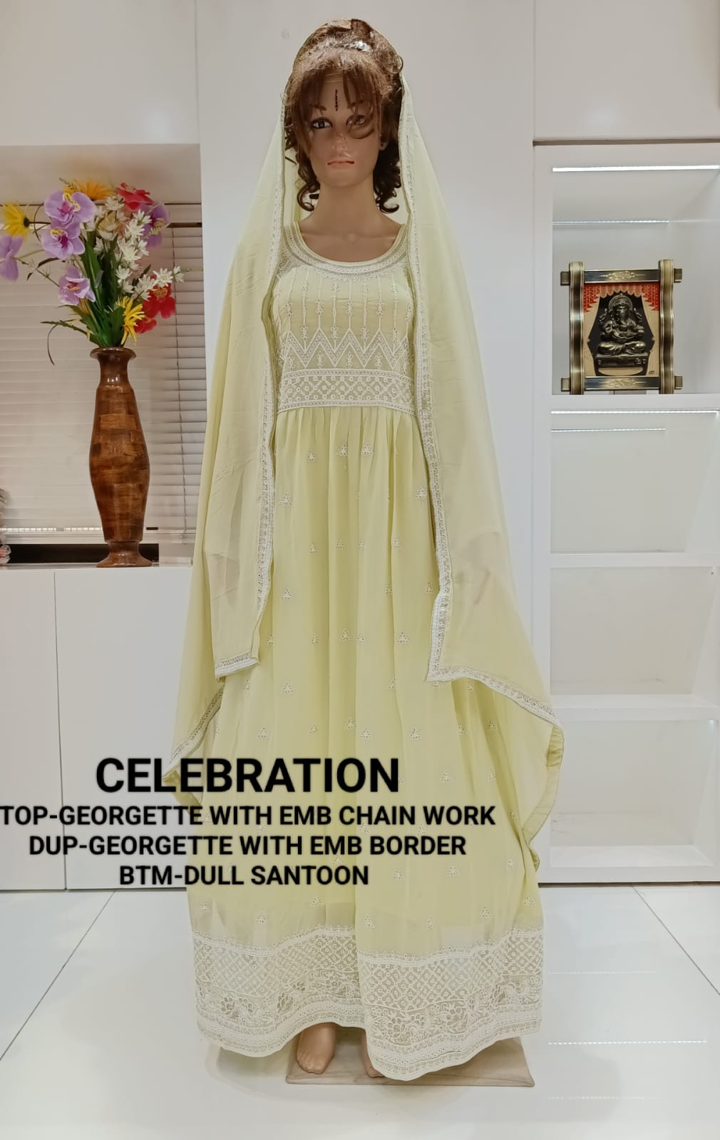 vedanti celebration georgette decent look salwar suit catalog