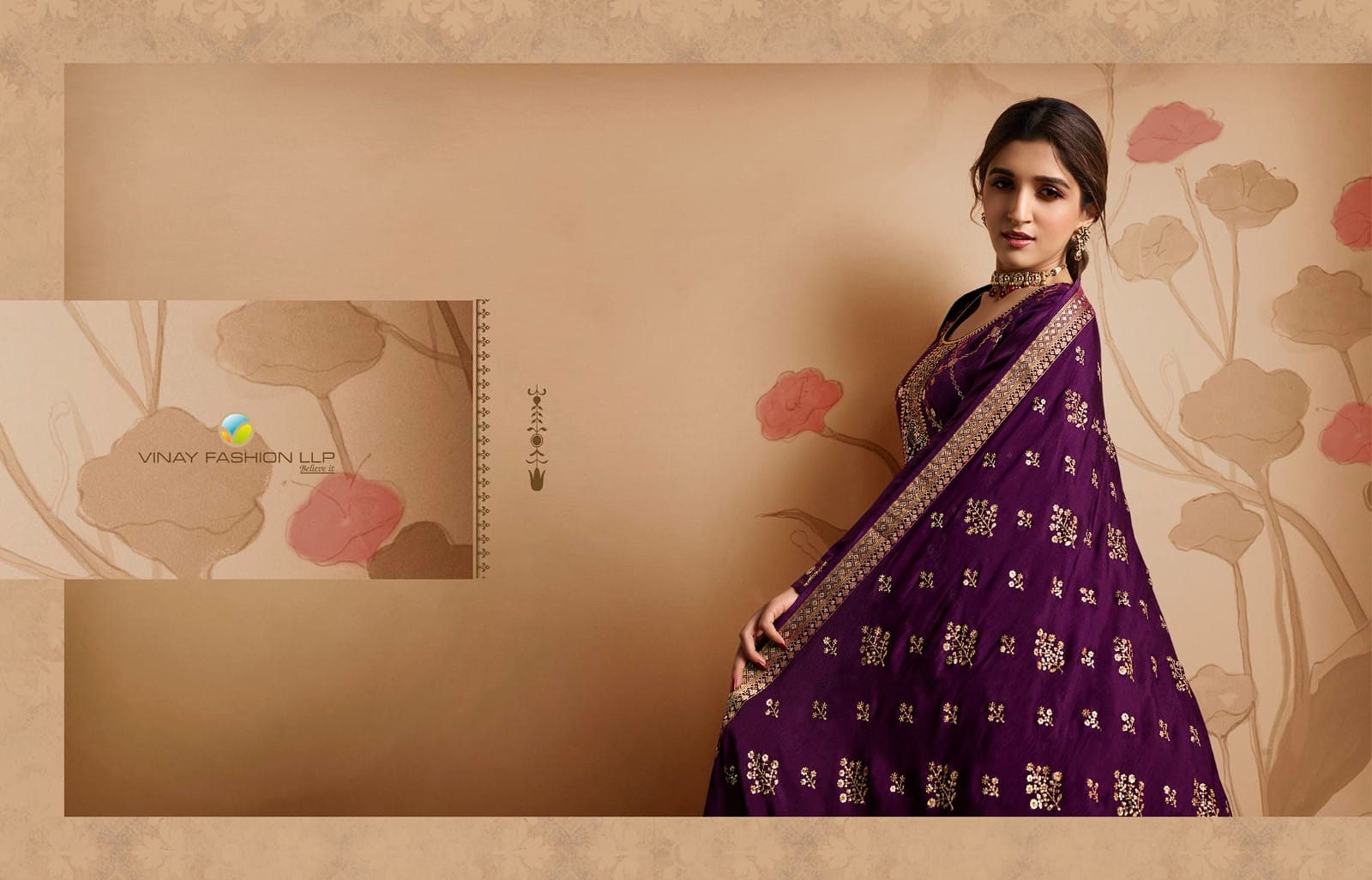 vinay fashion kaseesh sana 2 dola jacouard innovative look salwar suit catalog