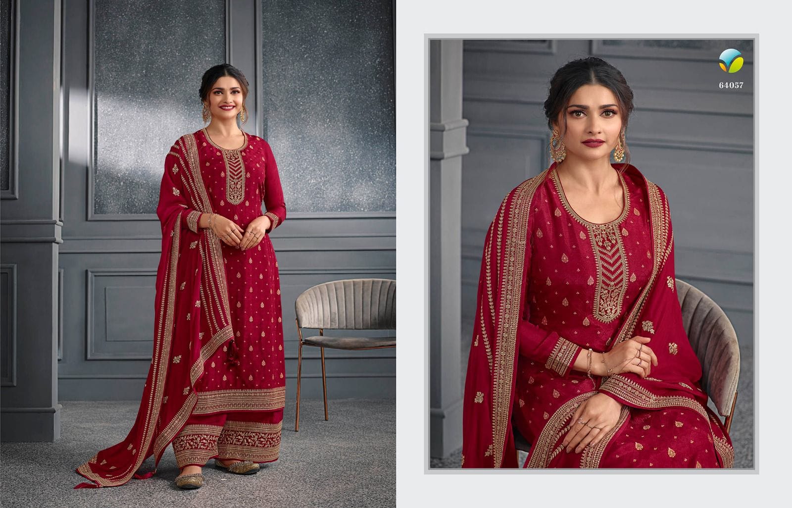 vinay fashion kaseesh soha 2 dola jacouard innovative look salwar suit catalog