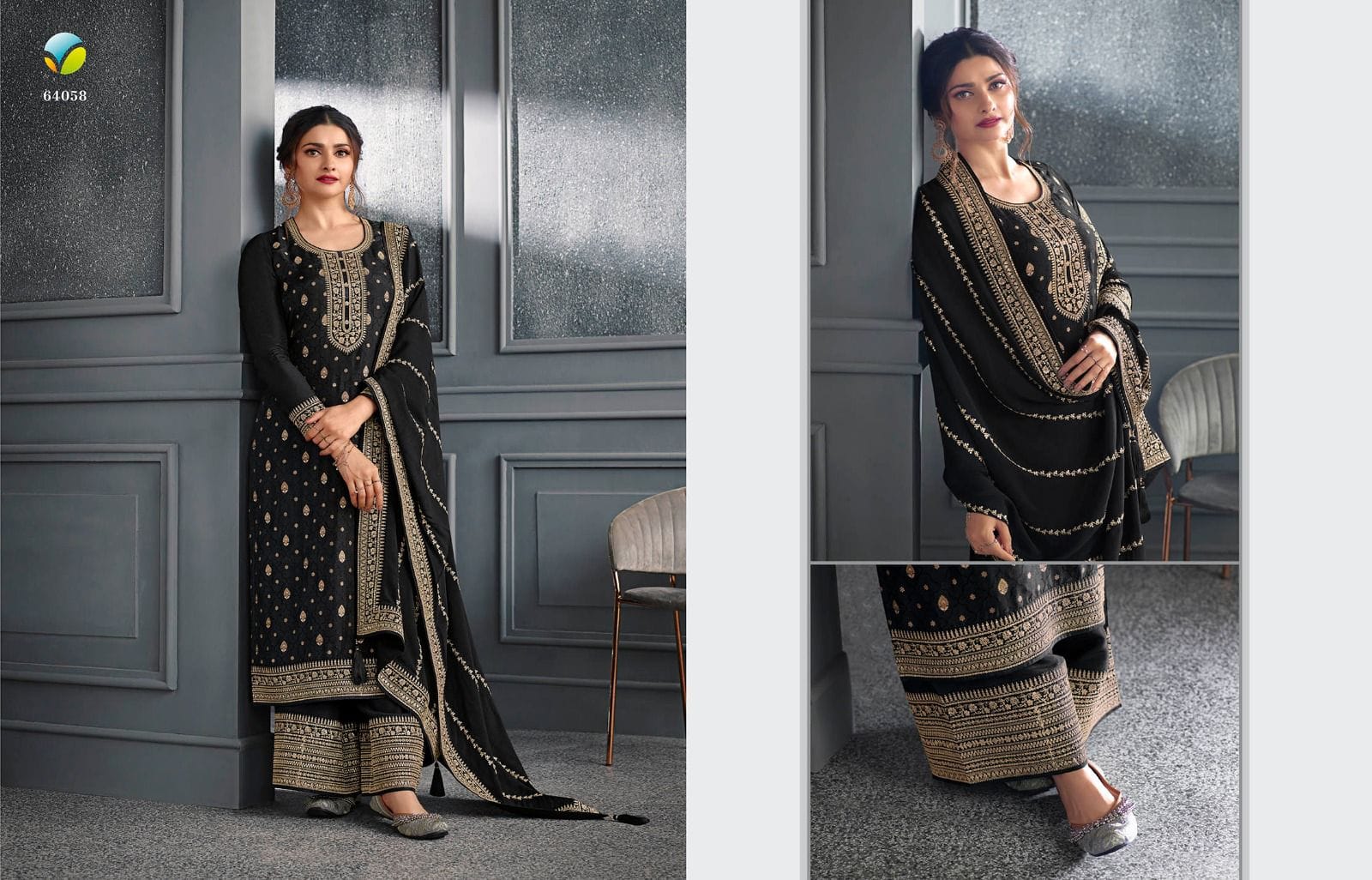 vinay fashion kaseesh soha 2 dola jacouard innovative look salwar suit catalog