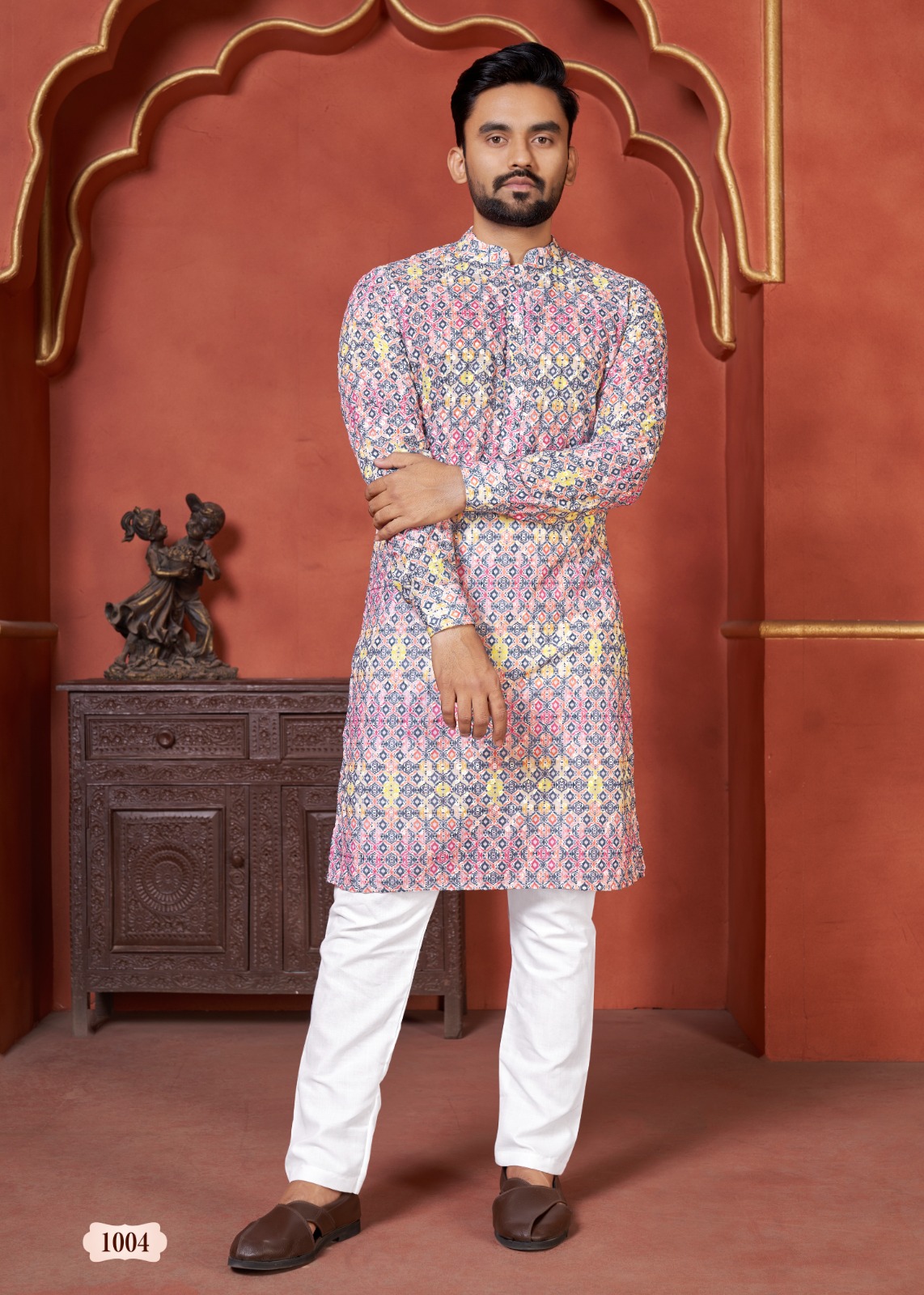 Banwery Fashion schiffli kurta vol 2 pc cotton decent look kurta with payjama catalog
