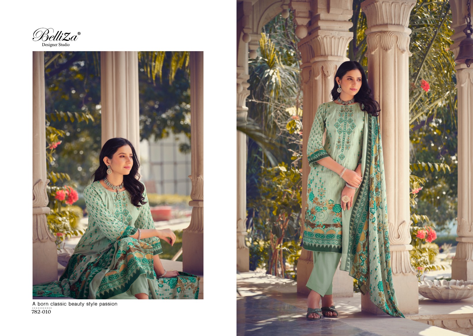 beliza designer studio naira vol 6 cotton exclusive print salwar suit catalog