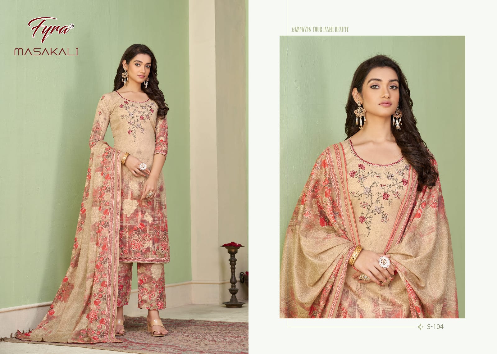 fyra alok suit masakali cotton graceful look salwar suit catalog
