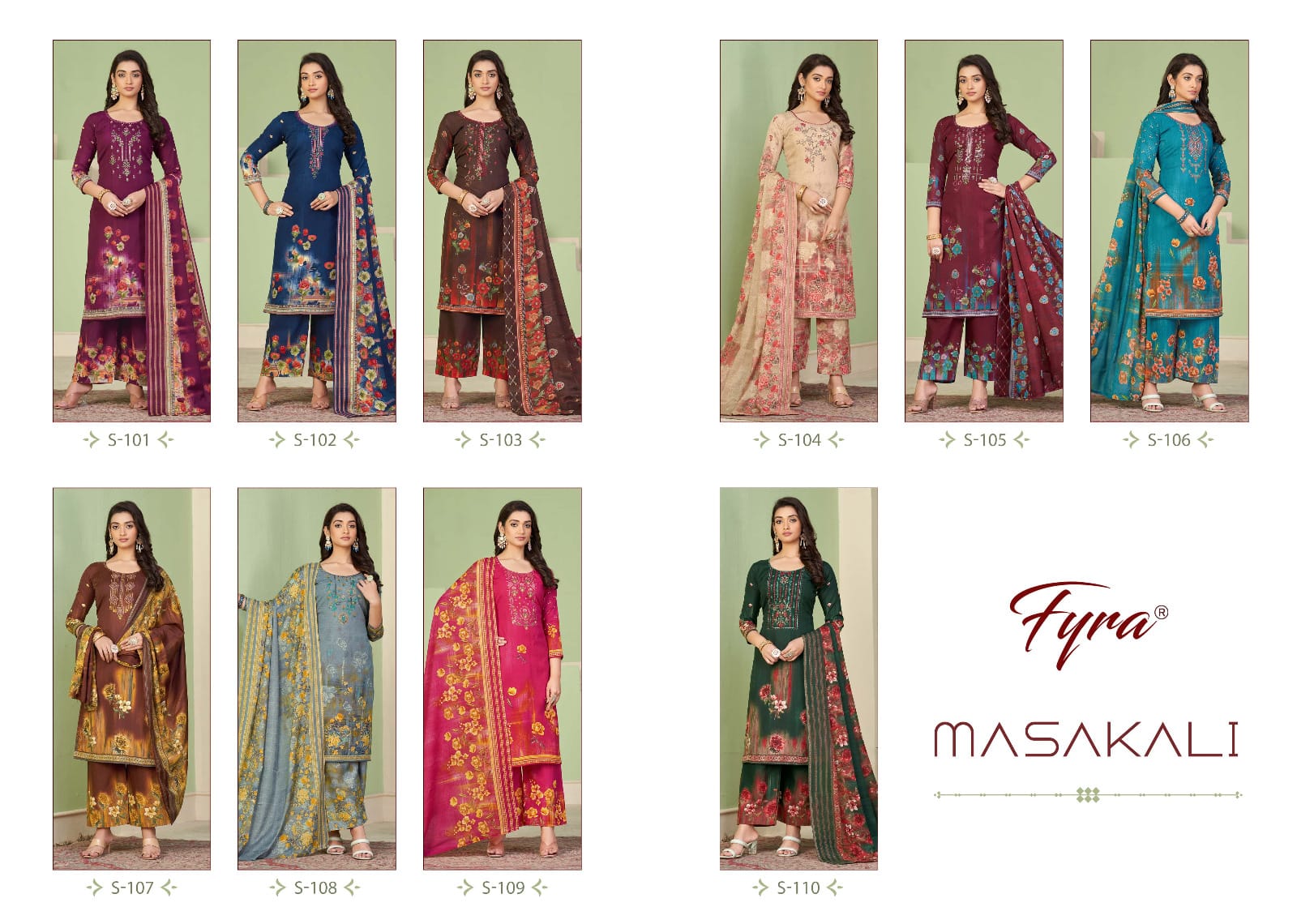 fyra alok suit masakali cotton graceful look salwar suit catalog
