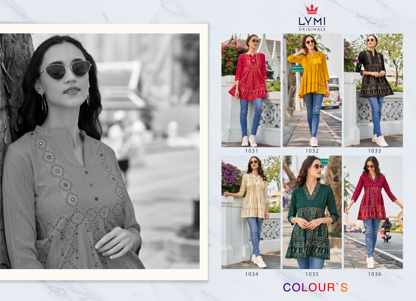 lymi colours rayon innovative look tops catalog