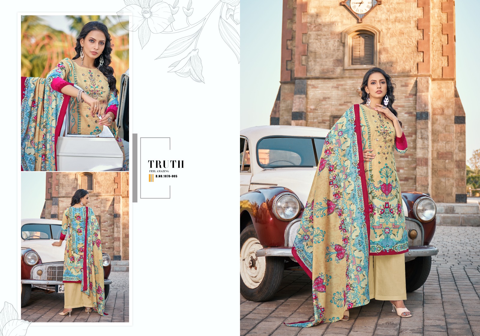 romani mareena vol m 14 cotton exclusive print salwar suit catalog