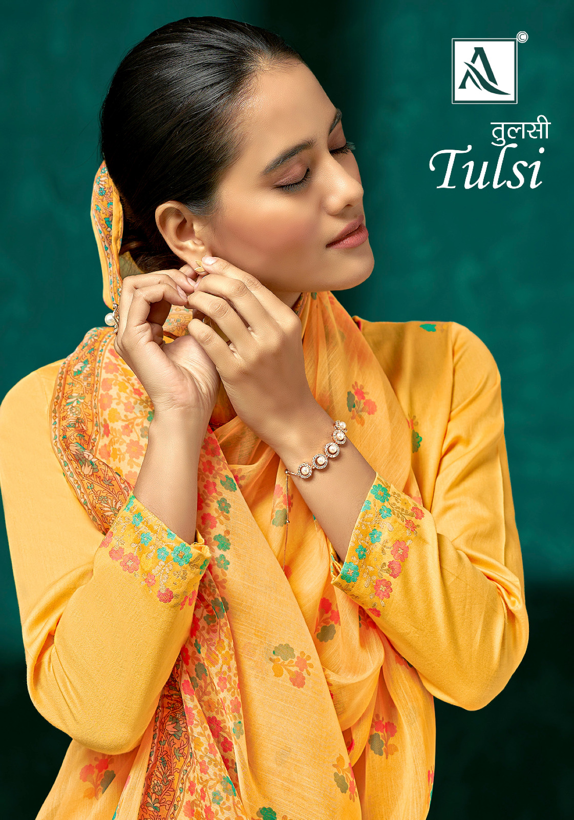 alok suit tulsi  cotton gorgeous look salwar suit catalog