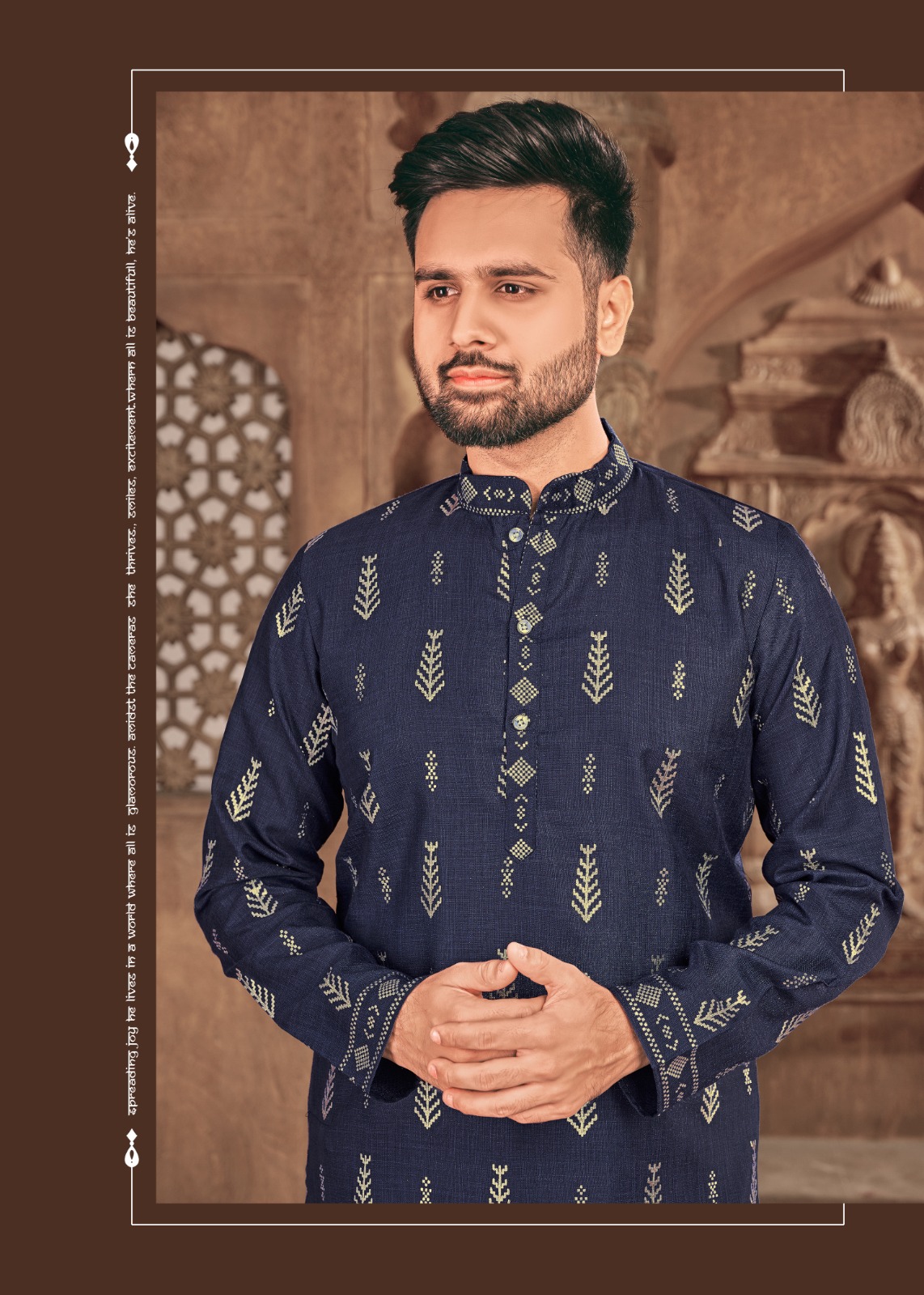 banwery fashion Royal Men V 5 cotton attrective look kurta catalog