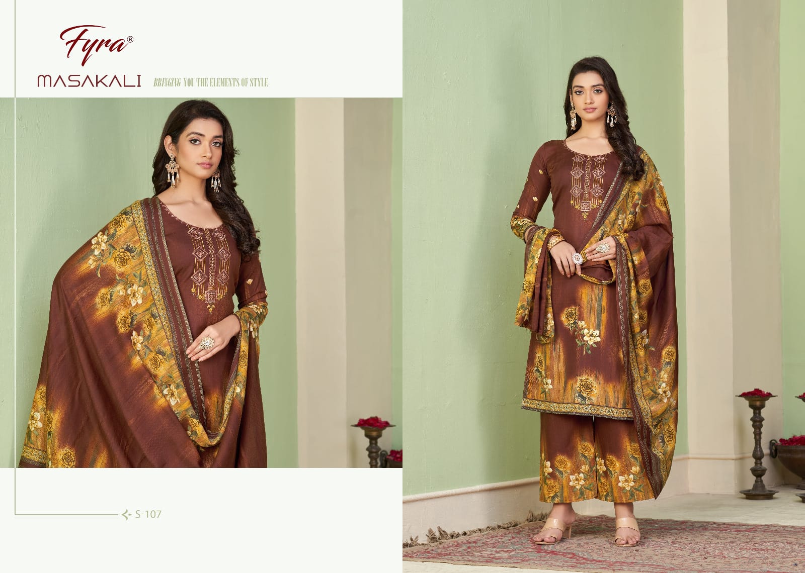 fyra alok suit masakali cotton regal look salwar suit catalog