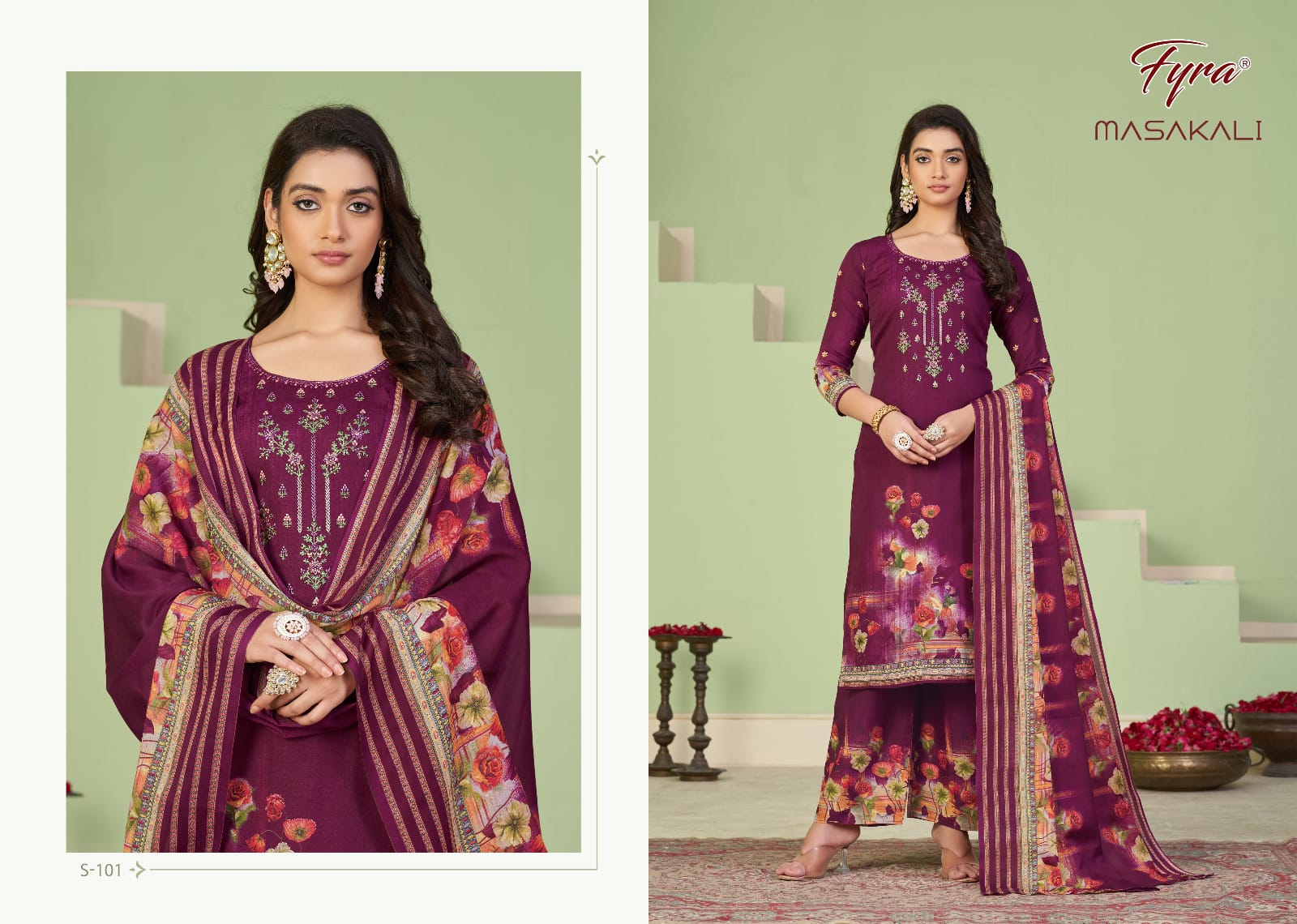 fyra alok suit masakali cotton regal look salwar suit catalog
