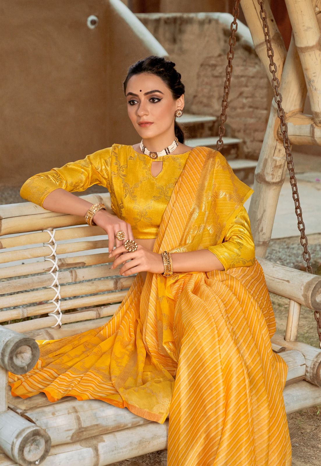 lt kashvi creation krishna chiffon elegant saree catalog