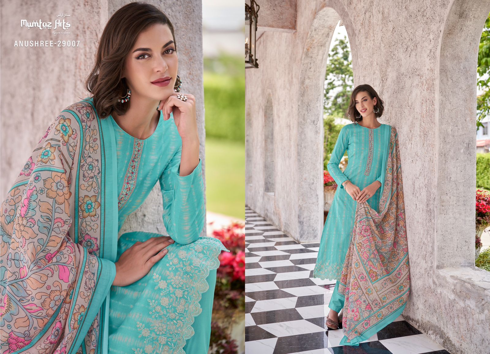 mumtaz art anushree cotton attrective look salwar suit catalog