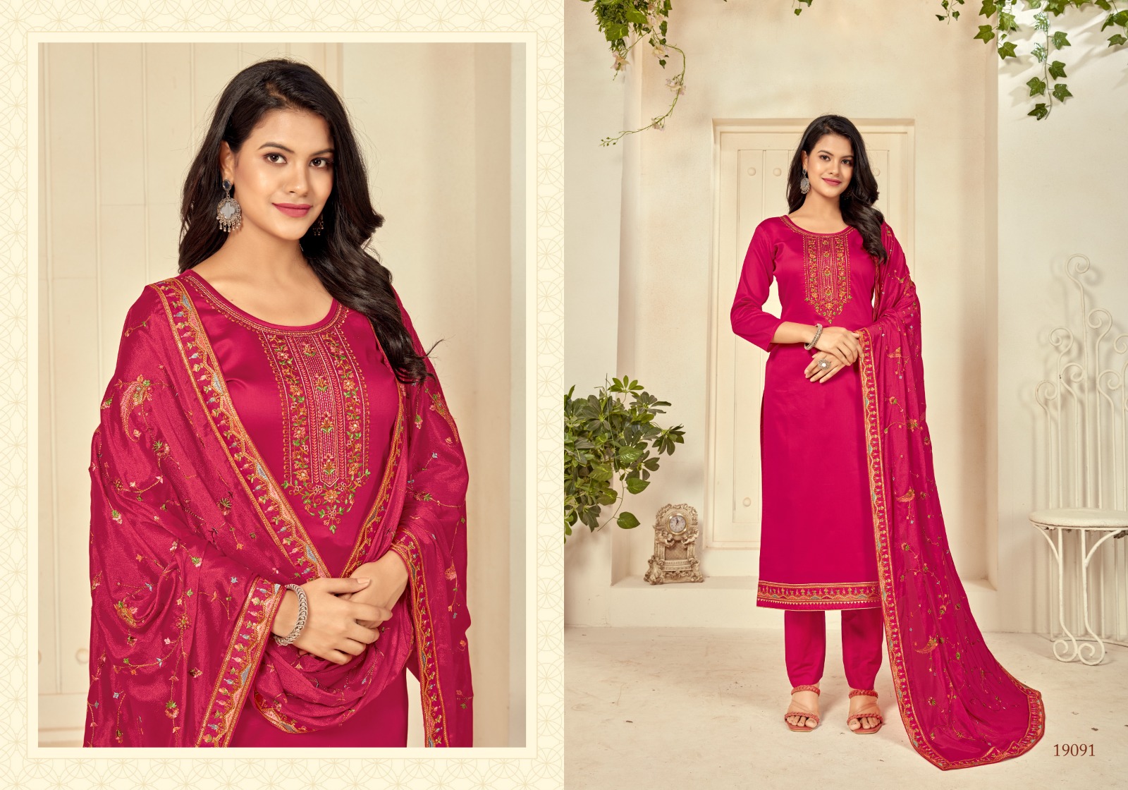panch ratna shagun vol 2 jam silk attractive look salwar suit catalog