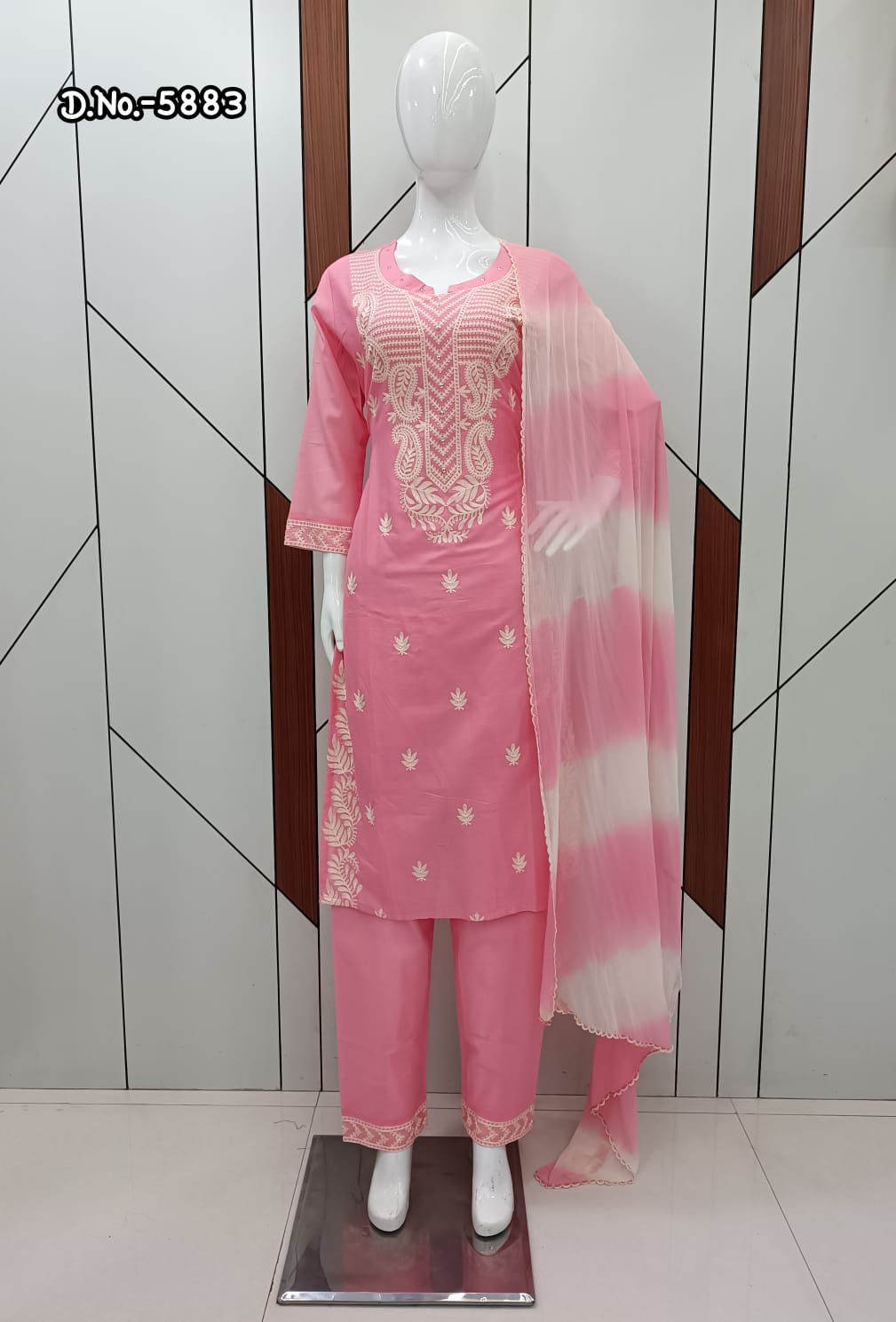 snapstyle pick and choose mull cotton regal  look top bottom with dupatta catalog