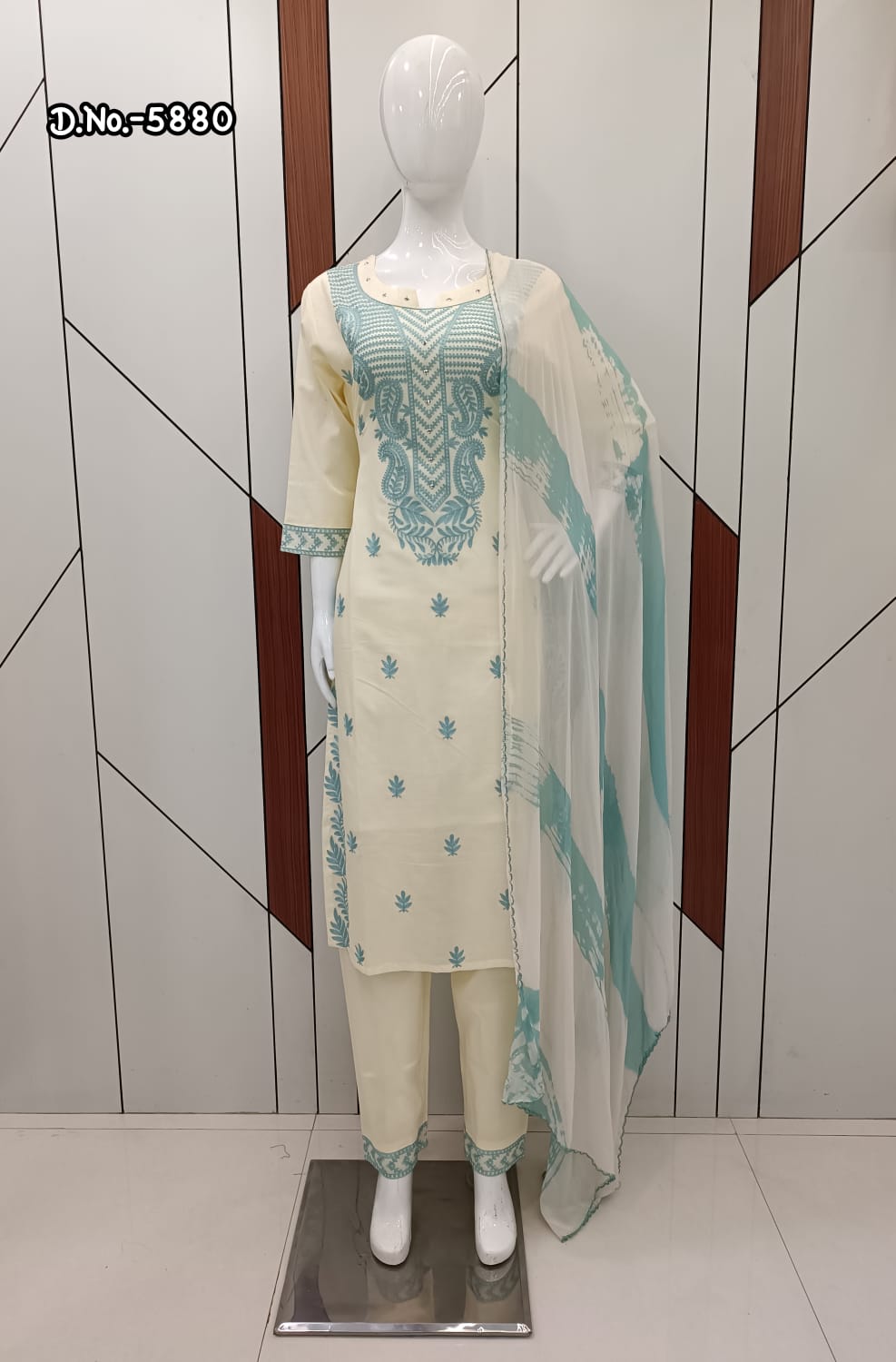 snapstyle pick and choose mull cotton regal  look top bottom with dupatta catalog