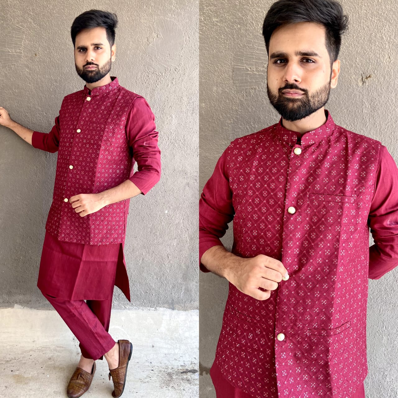 banwery fashion manyavar Banglori Silk kurta pant with koti catalog