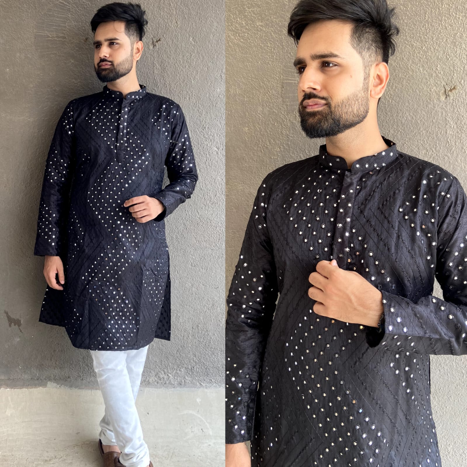 banwrey fashion Desi Boyz Banglori Silk innovative look kurta catalog