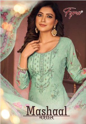 fyd mashaal cotton exclusive print salwar suit catalog
