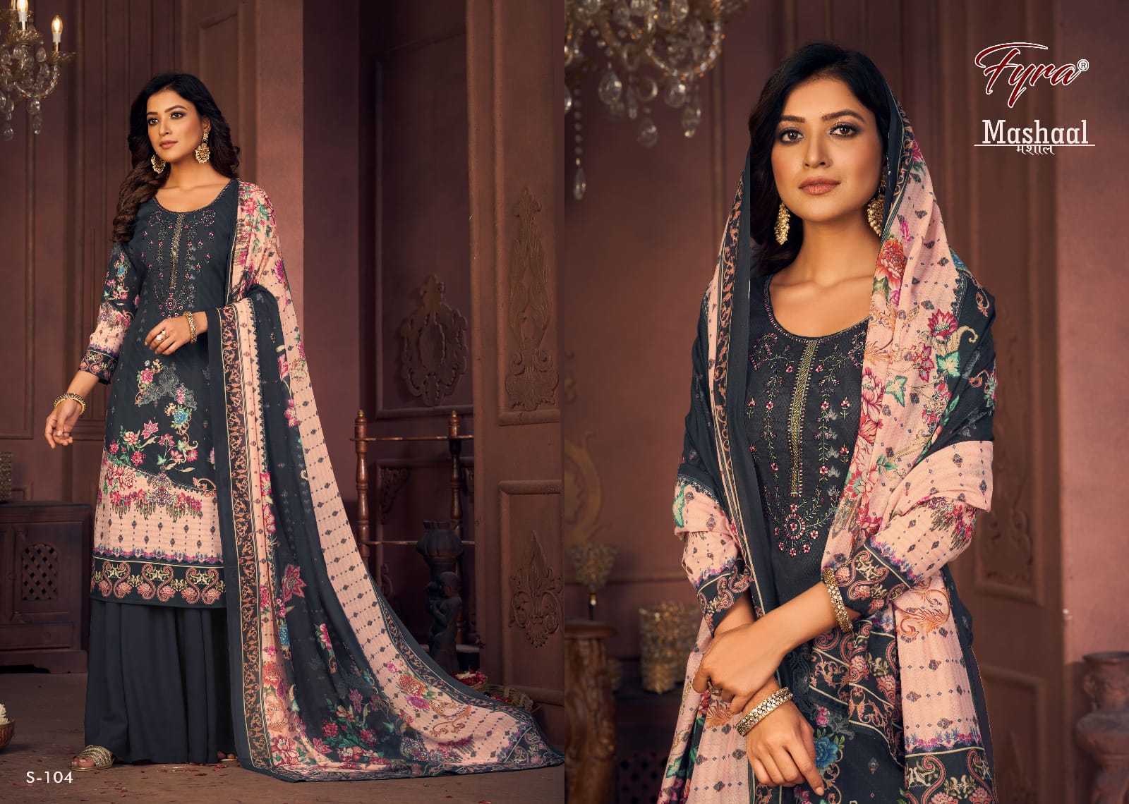 fyd mashaal cotton exclusive print salwar suit catalog