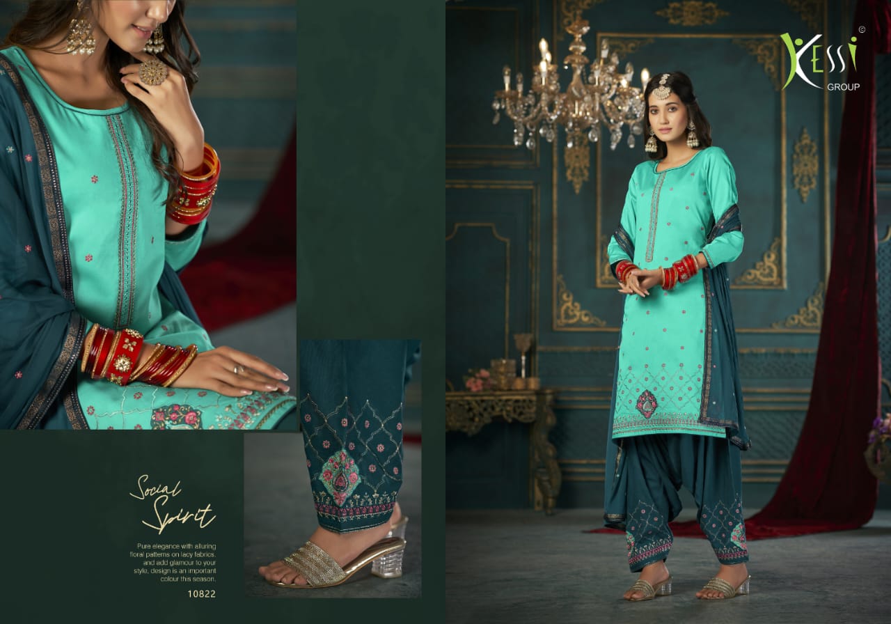 kalarang Laskar By Patiala House  jam sik cotton innovative look salwar suit catalog