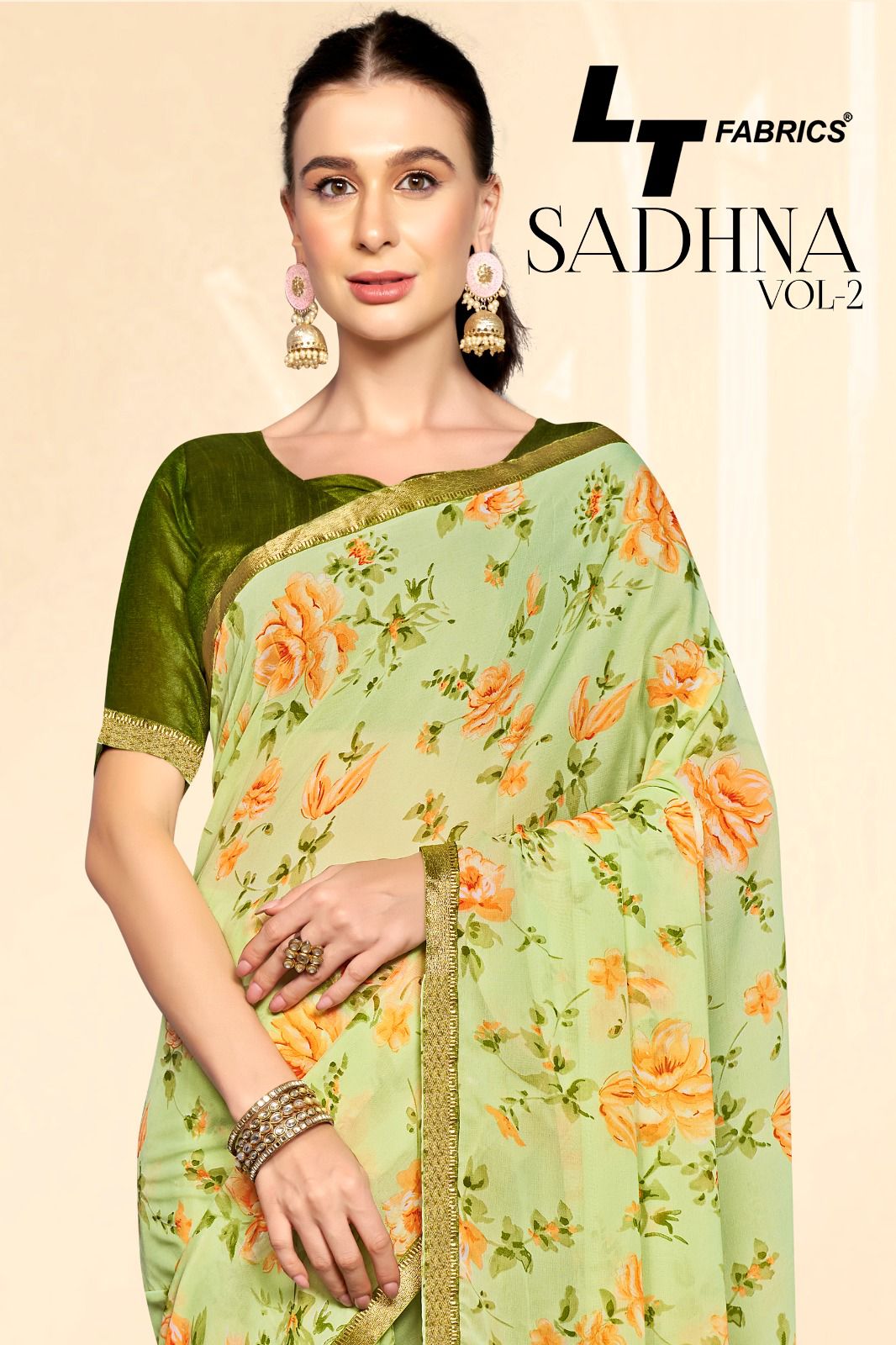 lt saree sadhna vol 2 micro regal print saree catalog