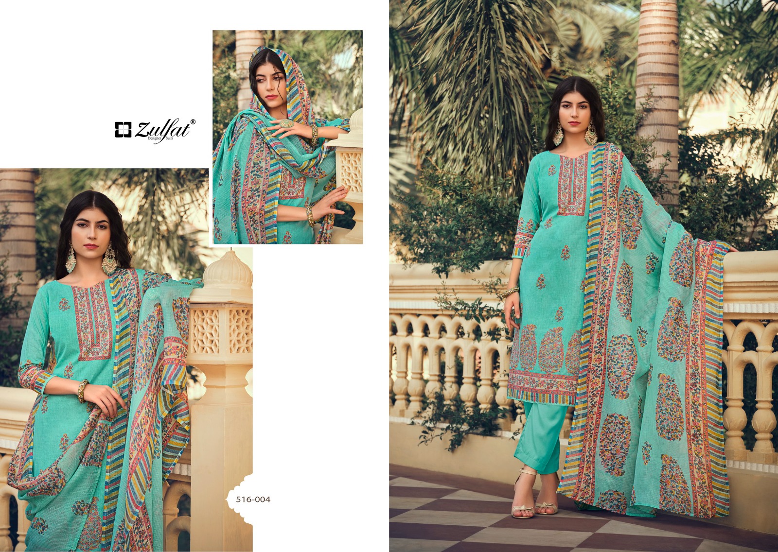 zulfat designer suits meera cotton innovative look salwar suit catalog