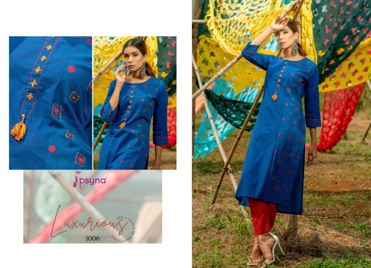 psyna poetry vol 1 cotton authentic fabric kuerti with pant catalog