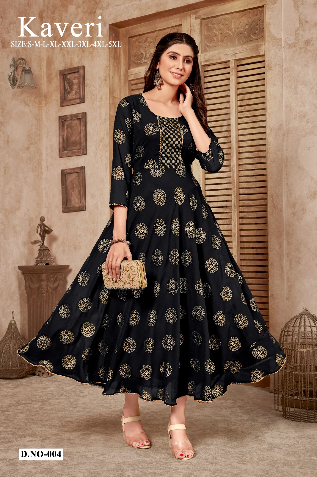 banwery fashion kaveri georgette regal look kurti catalog