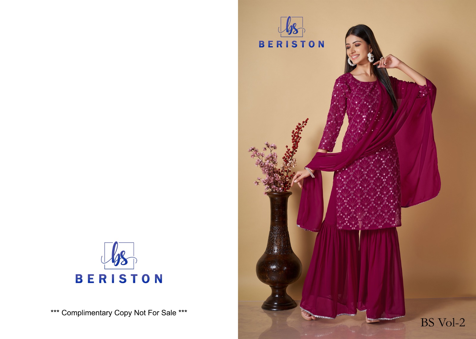 Beriston BS VOL 2 georgette innovative look salwar suit catalog