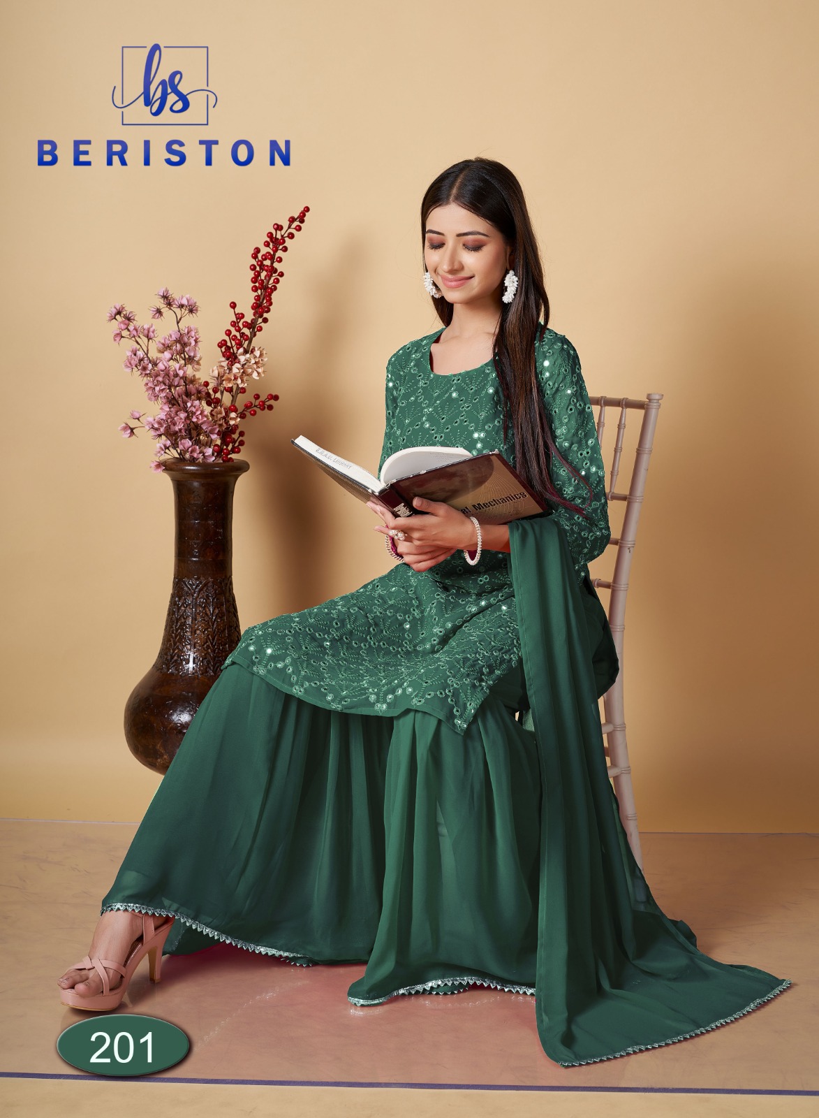 Beriston BS VOL 2 georgette innovative look salwar suit catalog