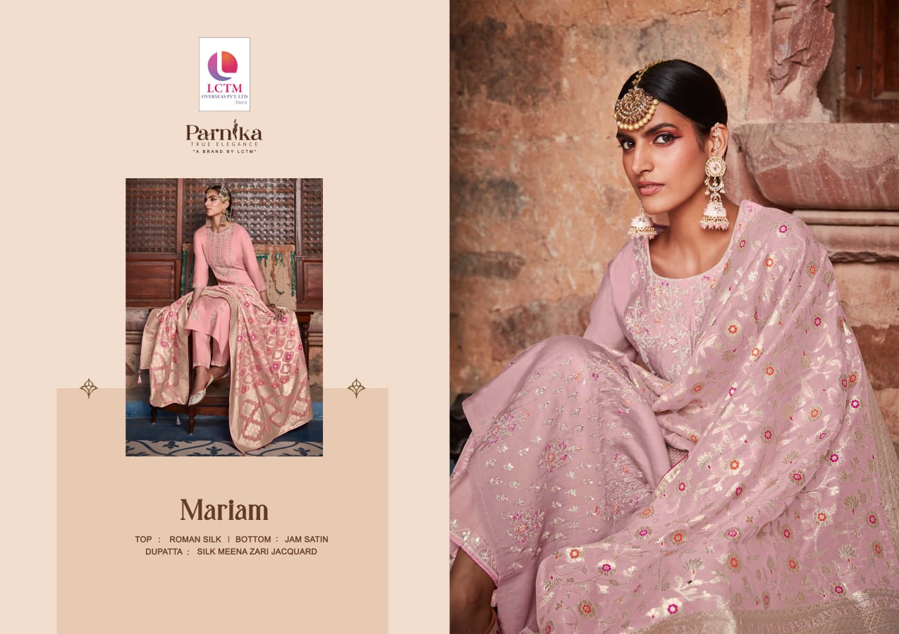 lctm overseas mariam roman silk innovative look salwar suit catalog