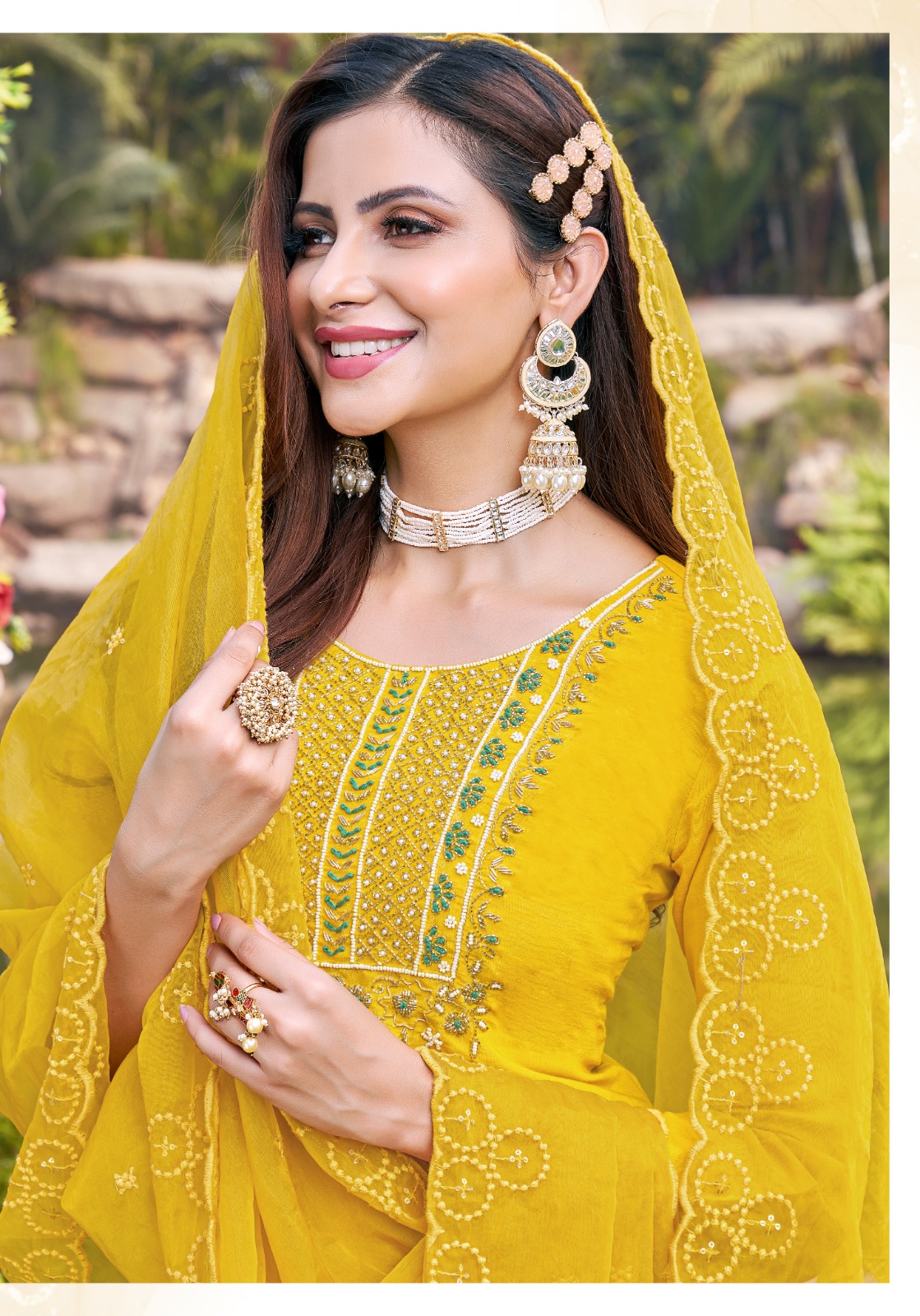 peher Blossom Vol 3 modal silk innovative look kurti pant with dupatta catalog