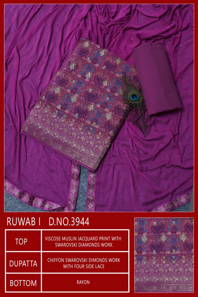 Rang ruwab viscose exclusive print salwar suit catalog