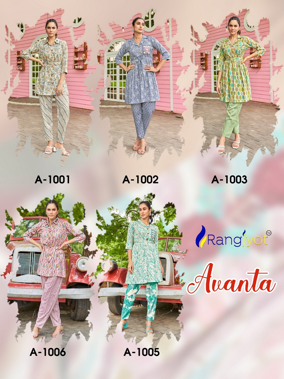rangjyot avanta vol 1  Premium Capsule Print elegant look cord suit catalog
