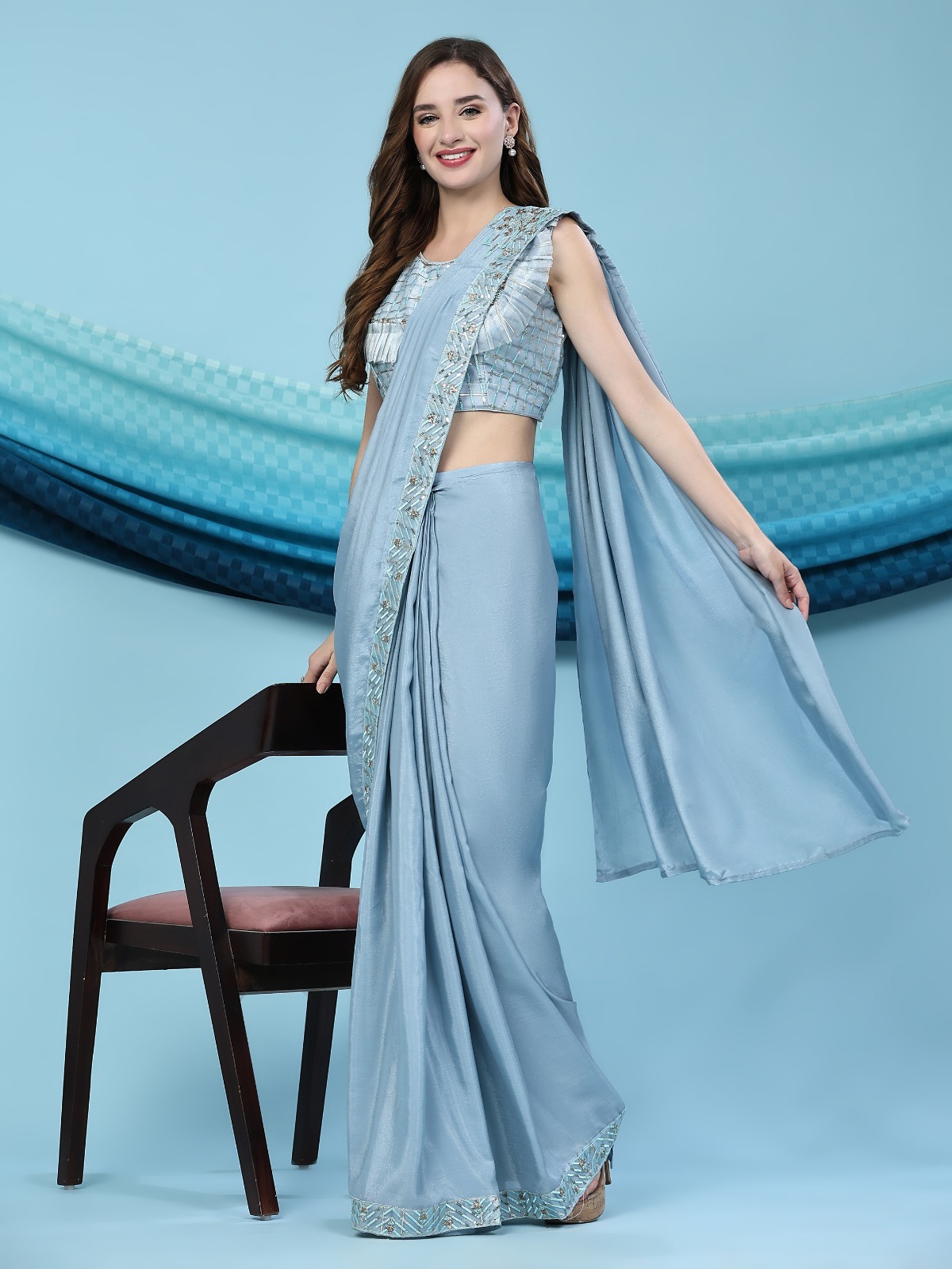 amoha trendz d no 247 silk decent look saree catalog