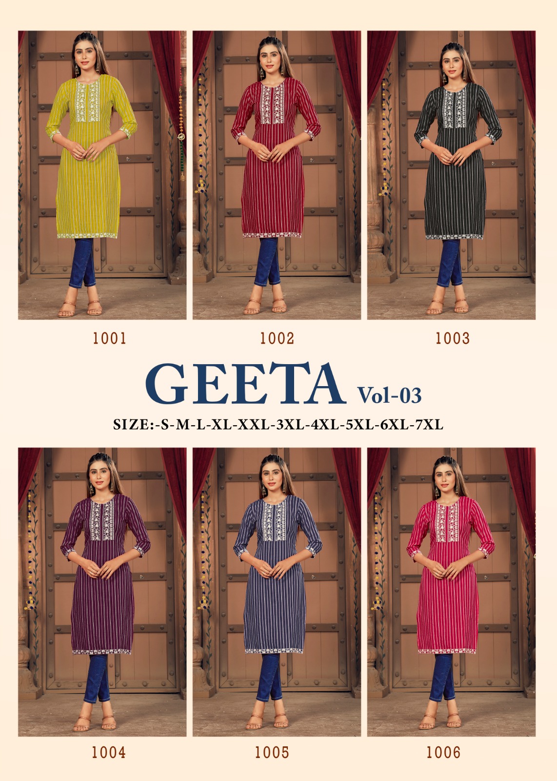 banwarey geeta vol 3 rasian  silk regal look kurti catalog