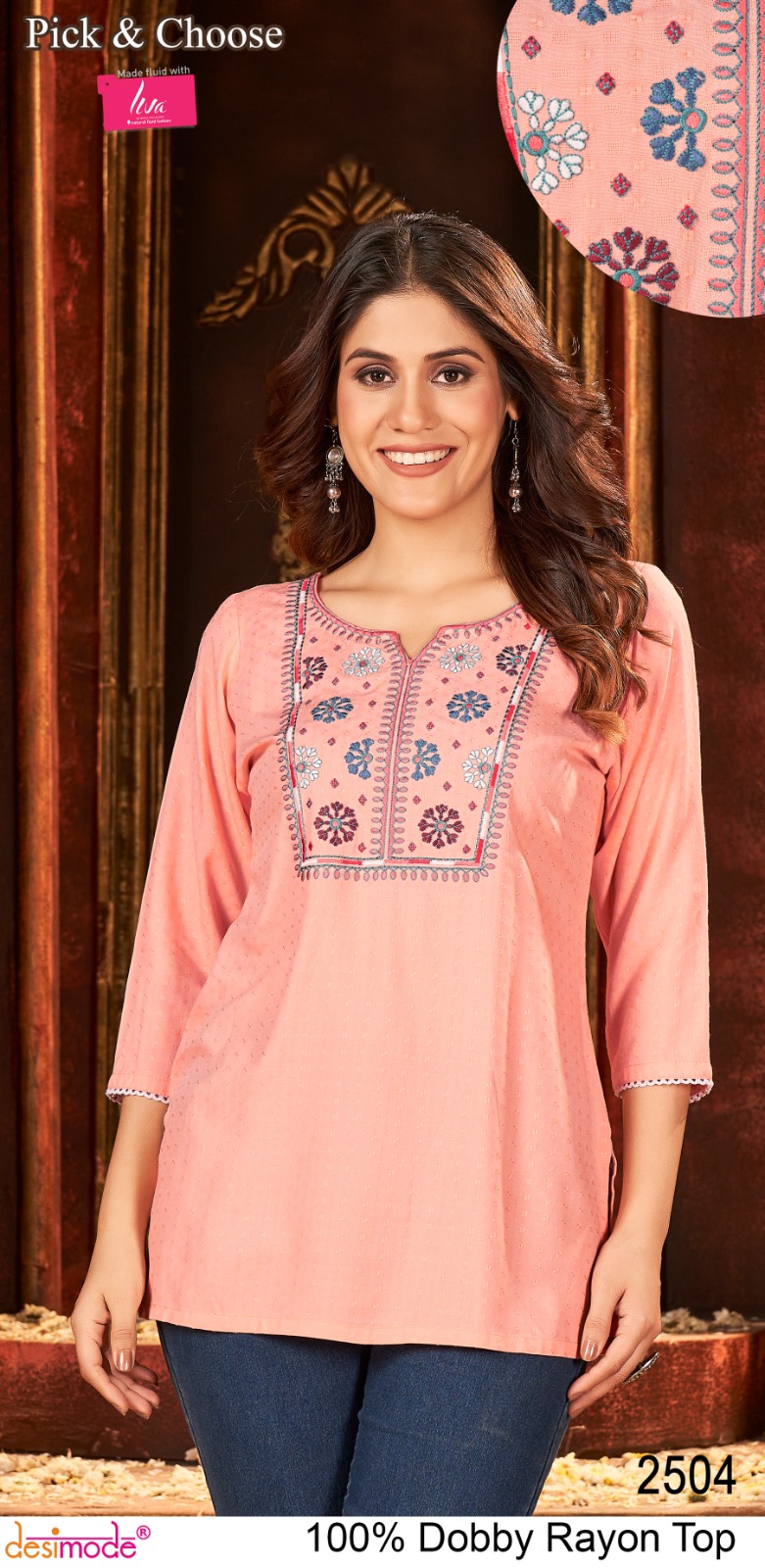 desimode pick and choose fancy attrective look kurti pick and choose