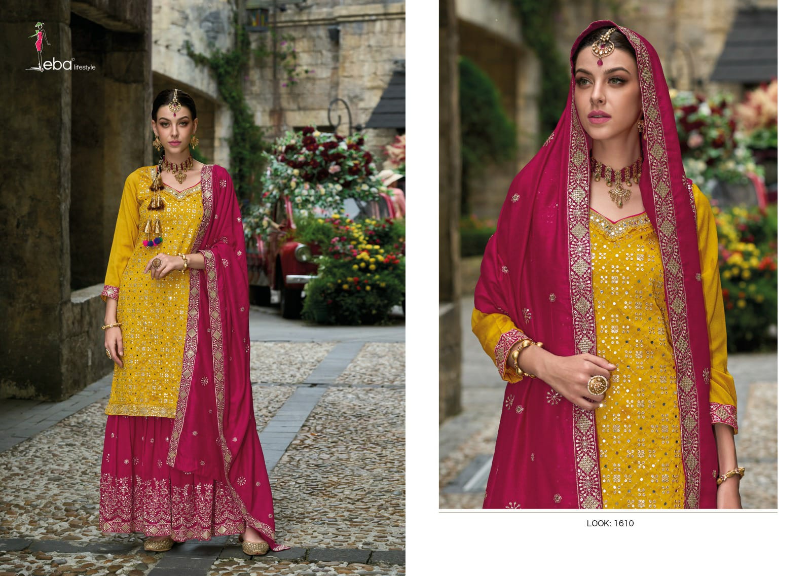 eba parul silk new and modern look salwar suit catalog