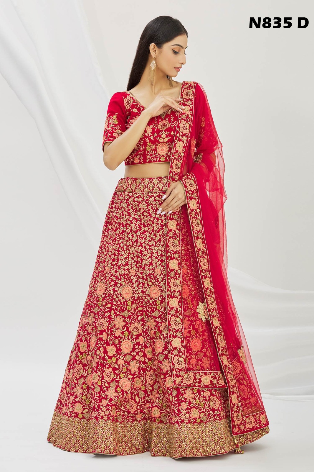 mahotsav nimaya n800 series velvet festive look lehenga catalog